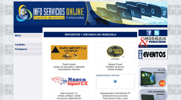 repuestosdecarro.infoserviciosonline.com