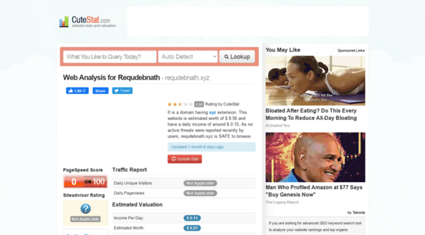 requdebnath.xyz.cutestat.com