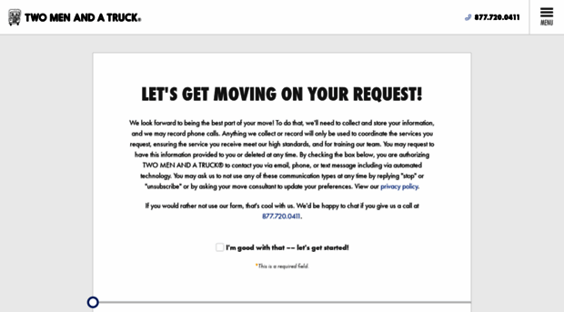 request.twomenandatruck.com