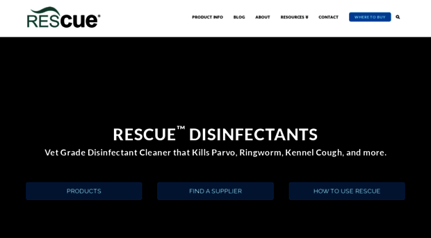 rescuedisinfectants.com