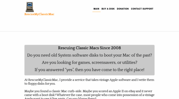 rescuemyclassicmac.com