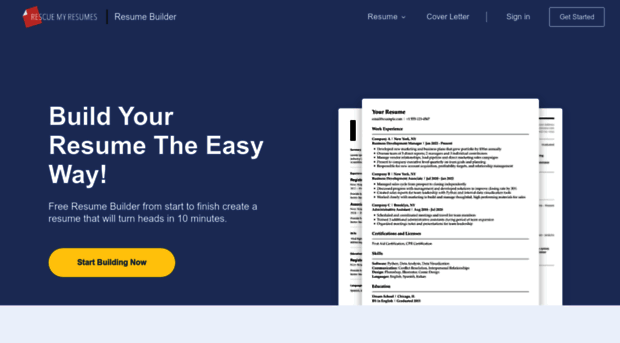 rescuemyresumes.com