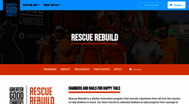 rescuerebuild.greatergood.org