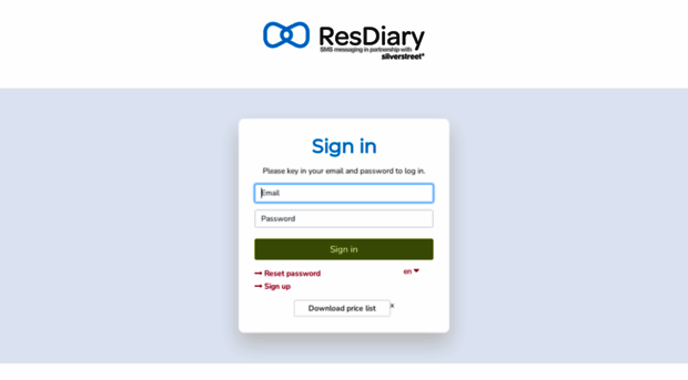 resdiary.silverstreet.com