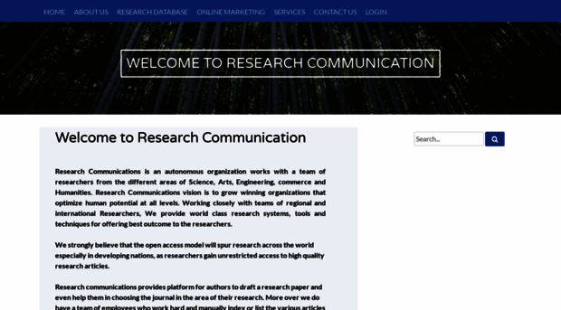 researchcommunication.in