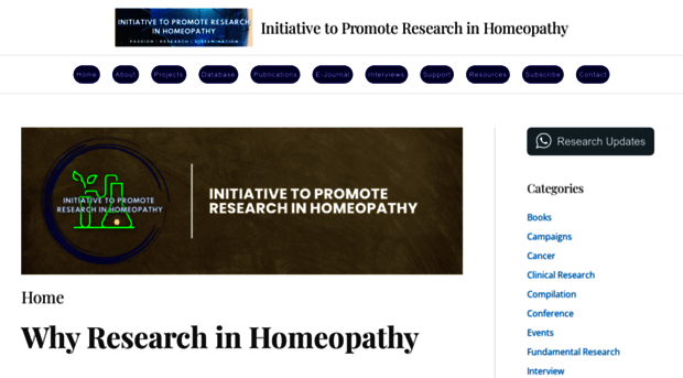 researchinhomeopathy.org