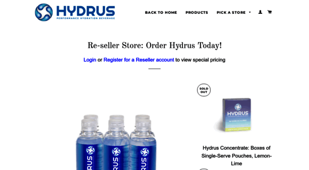 reseller.hydrusperformance.com