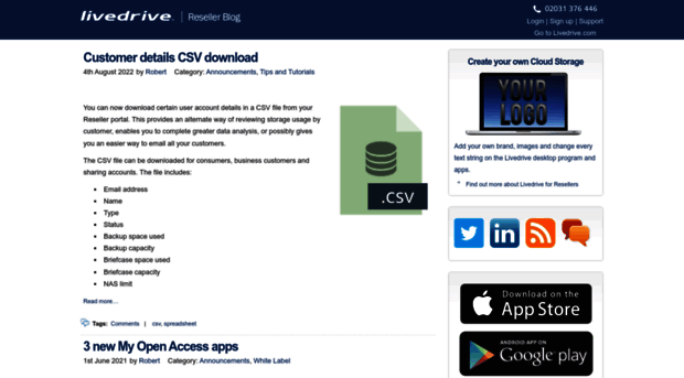 resellerblog.livedrive.com
