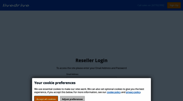 resellersportal.livedrive.com