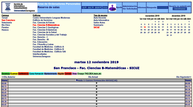 reservadeaulas.unizar.es