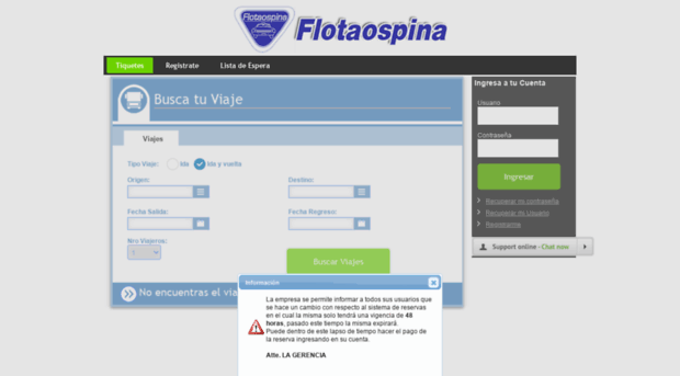 reservas.flotaospina.com