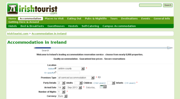 reservations.irishtourist.com