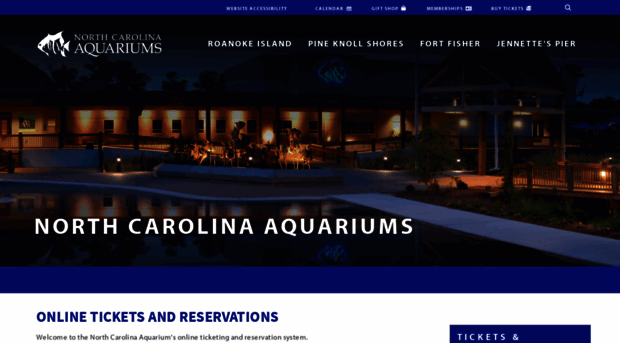 reservations.ncaquariums.com