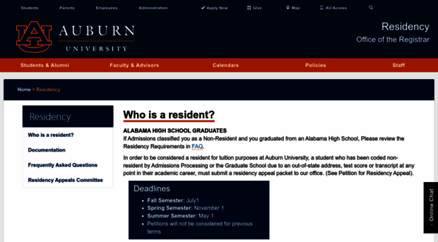 residency.auburn.edu