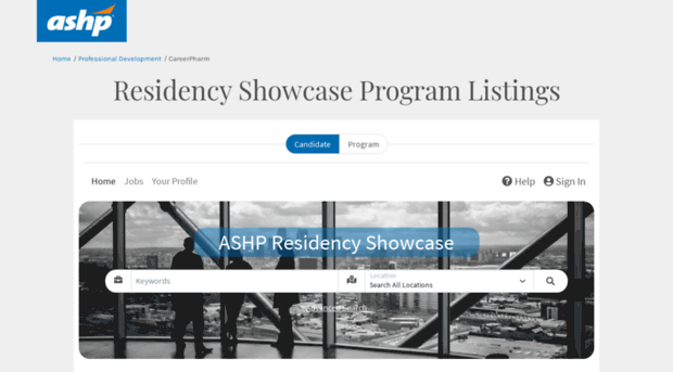 residencyshowcase.ashp.org