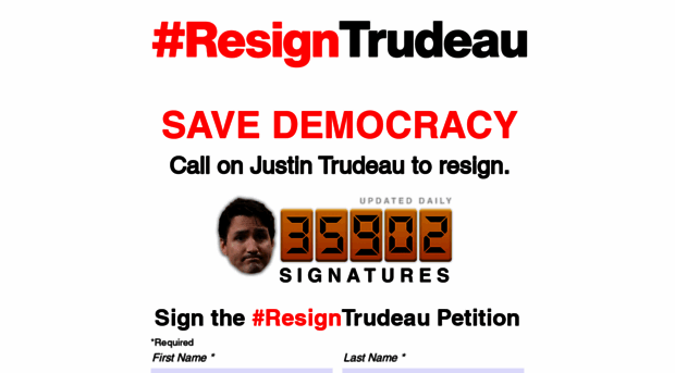 resigntrudeau.ca