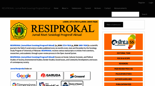 resiprokal.unram.ac.id