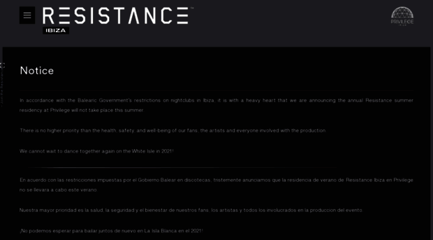 resistanceibiza.com