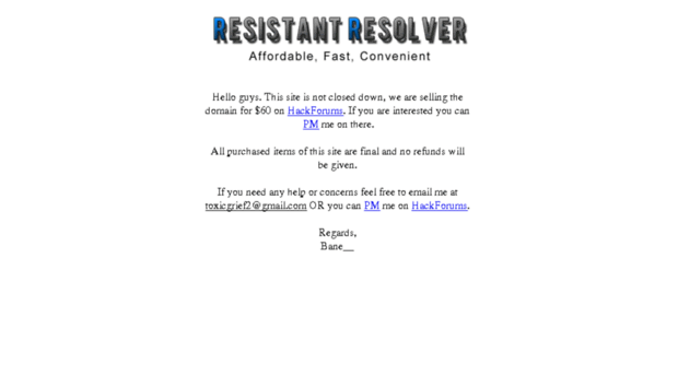 resistantresolver.net