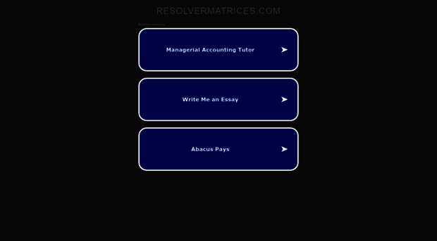 resolvermatrices.com