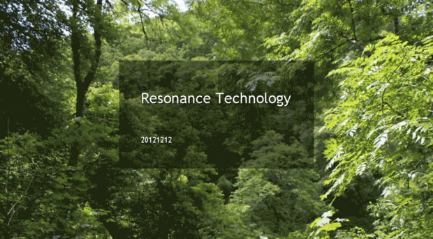 resonancetechnology.ch