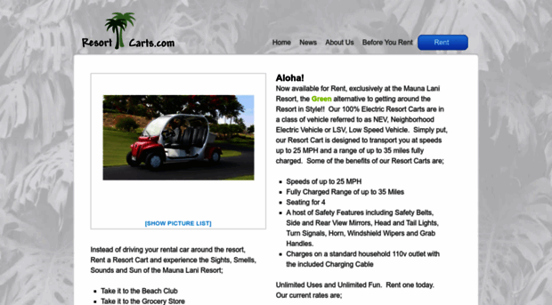 resortcarts.com