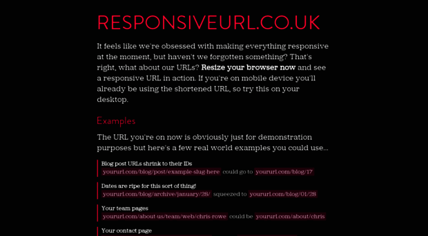 responsiveurl.co.uk