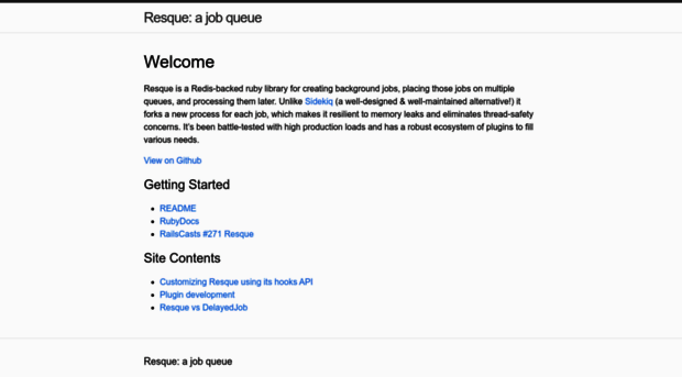 resque.github.io