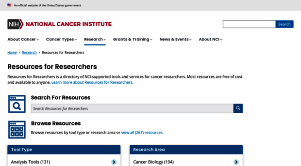 resresources.nci.nih.gov