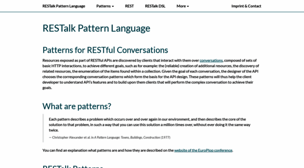 restalk-patterns.org