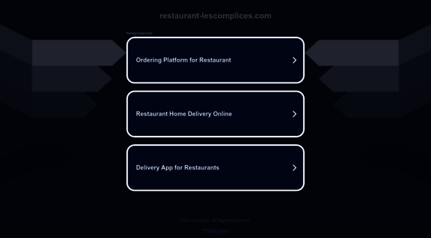 restaurant-lescomplices.com