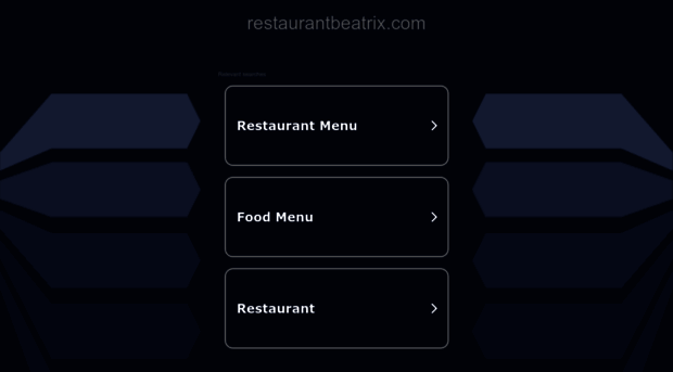 restaurantbeatrix.com