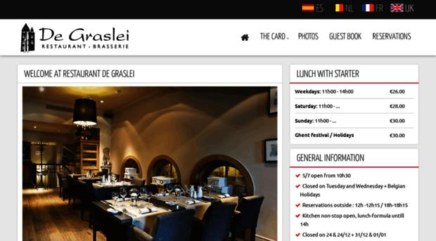 restaurantdegraslei.be