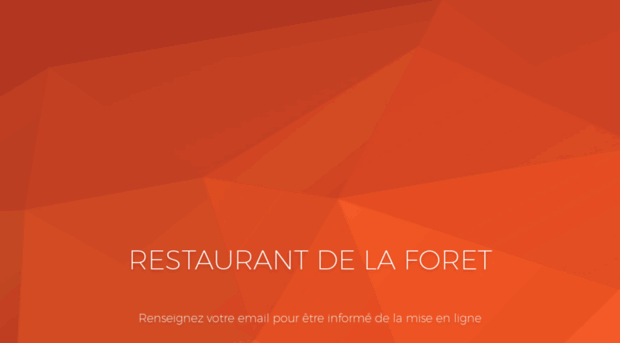 restaurantdelaforet.com