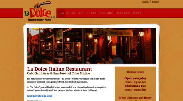 restauranteladolce.com