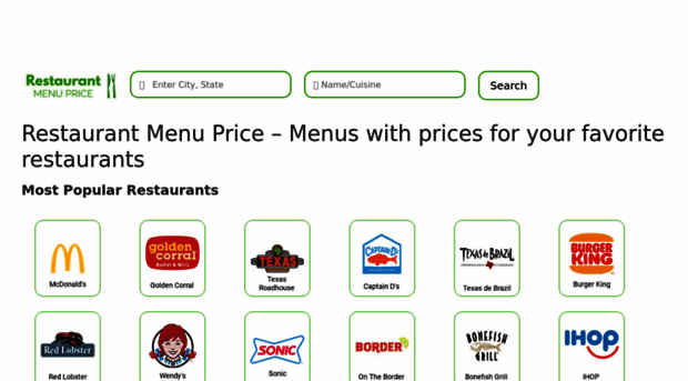 restaurantmenuprice.com