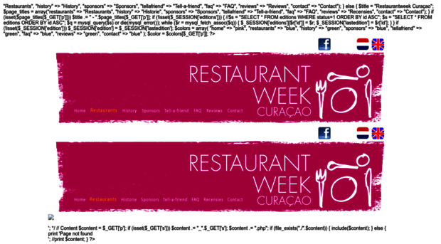 restaurantweekcuracao.com