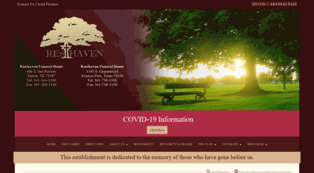 resthavenfunerals.com