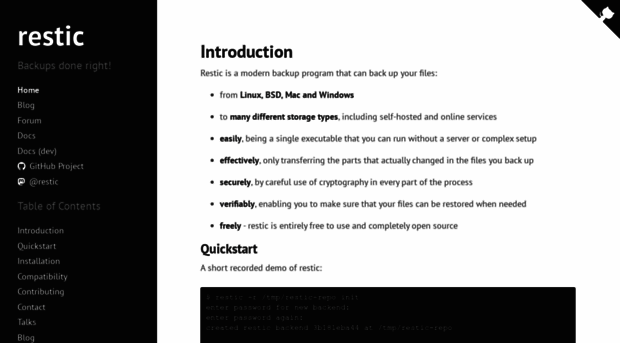 restic.github.io