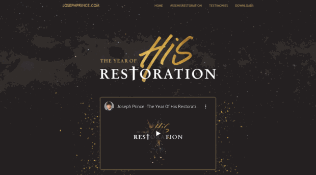 restoration.josephprince.com