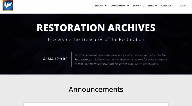 restorationarchives.com