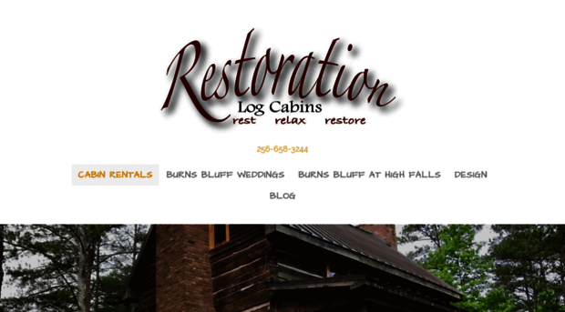 restorationlogcabinrentals.com