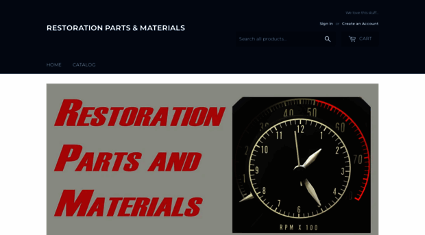 restorationpartsandmaterials.com