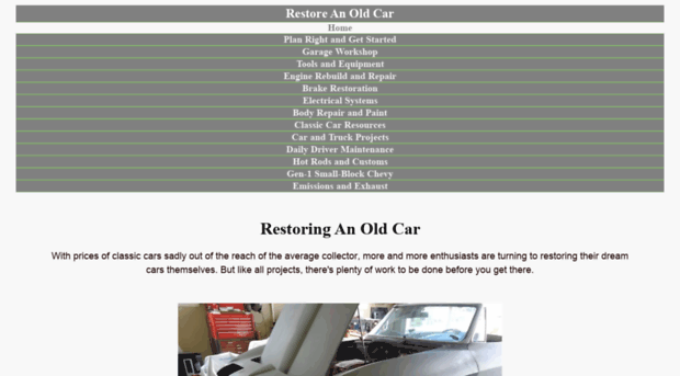 restore-an-old-car.com