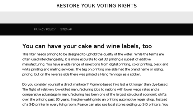 restoreourvotingrights.com