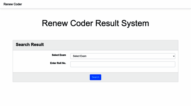 result.renewcoder.com