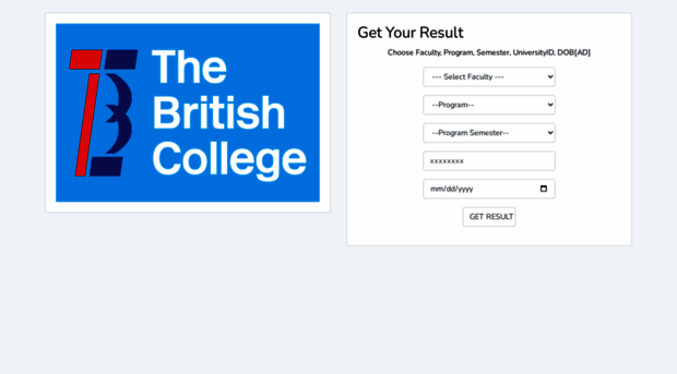 result.thebritishcollege.edu.np