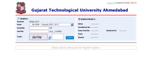 result1.gtu.ac.in