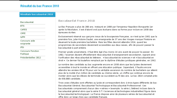 resultat-bac-france.com