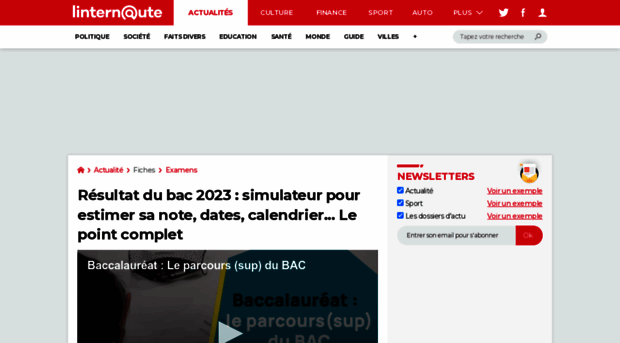 resultat-bac.linternaute.com